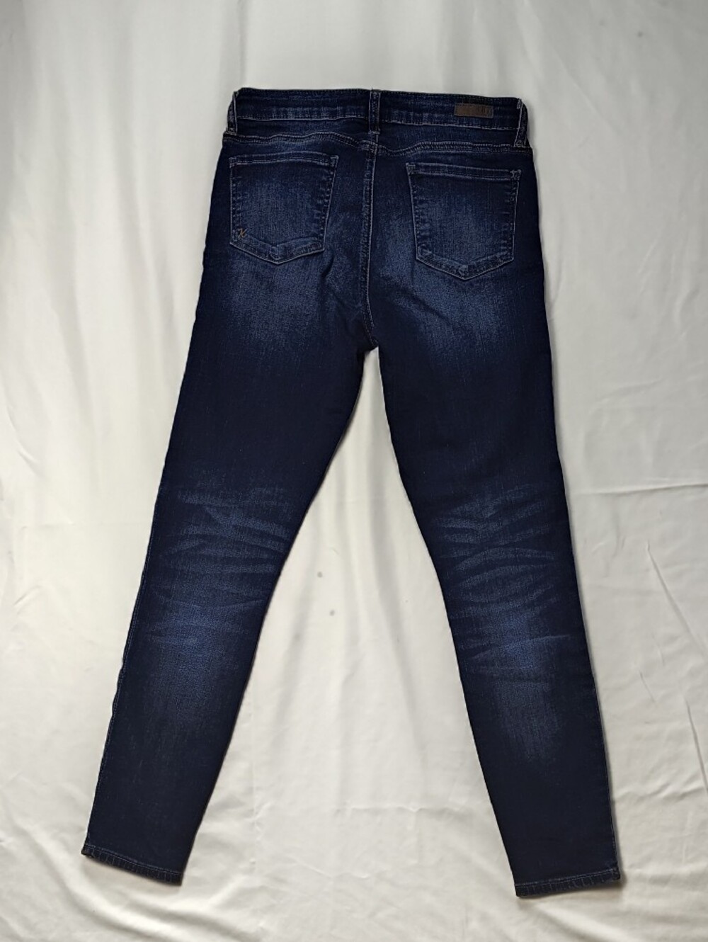 Kut from the Kloth Indigo Stretch Toothpick Skinny Jeans Women's Size 8 Short - Picture 5 of 12